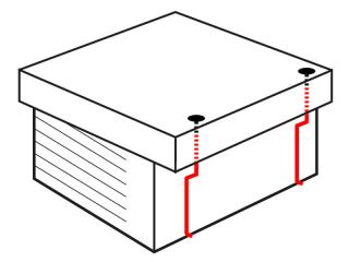 PVC Flachdach Set | anthrazit | Ø 60 mm | doppel