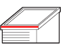 PVC Dachrinne für Pultdach